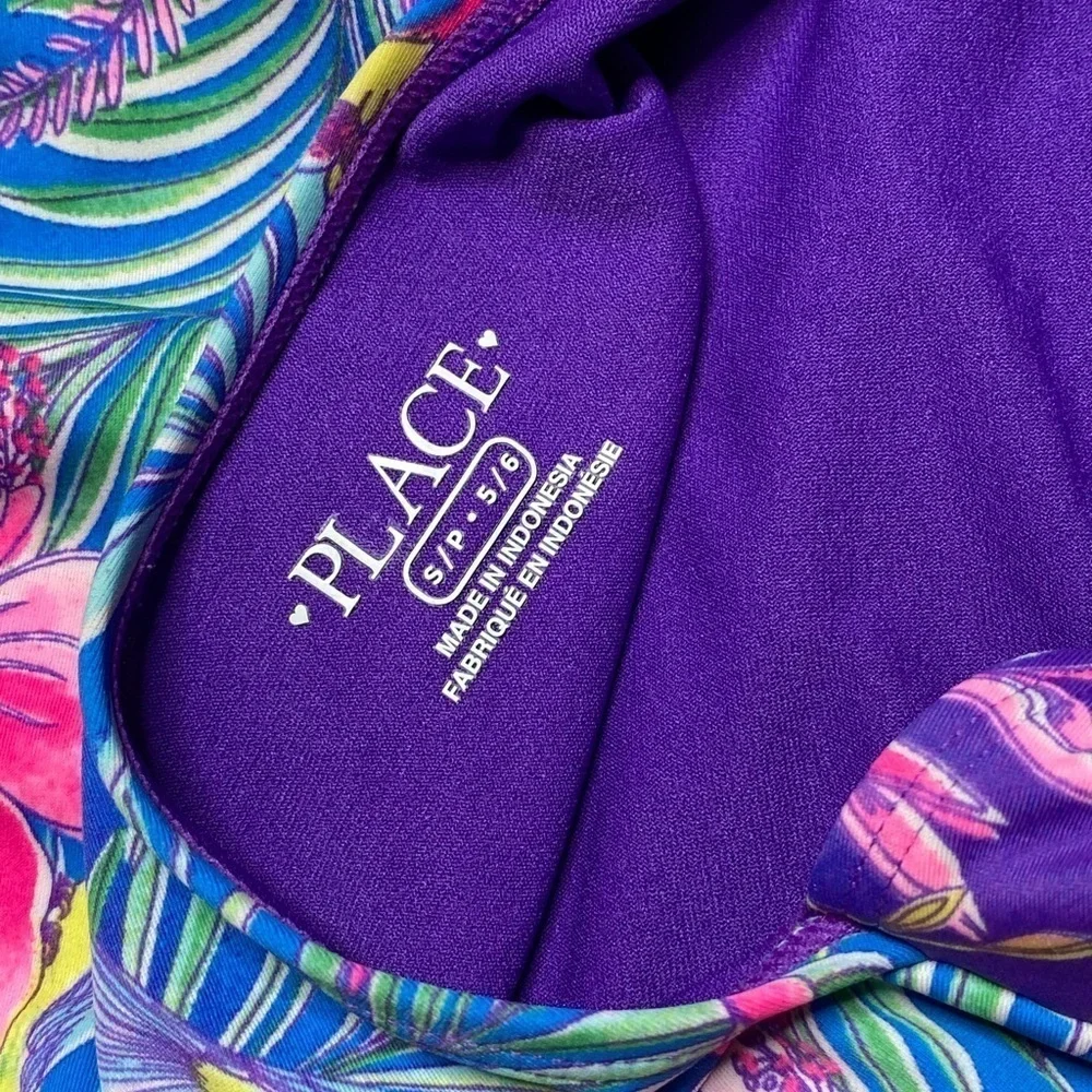 The Children’s Place Girl Swimsuit One Piece Purple Size S (5/6)